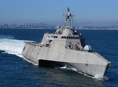 US Navy surface ship.